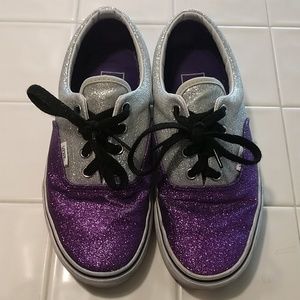 Two-Tone Glitter Vans